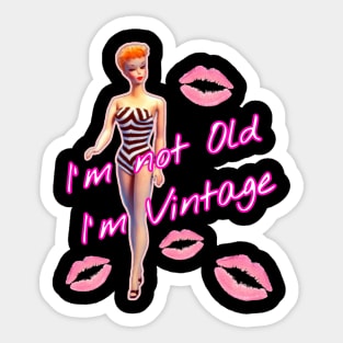 Vintage aesthetics bgirl I_m vintage Sticker